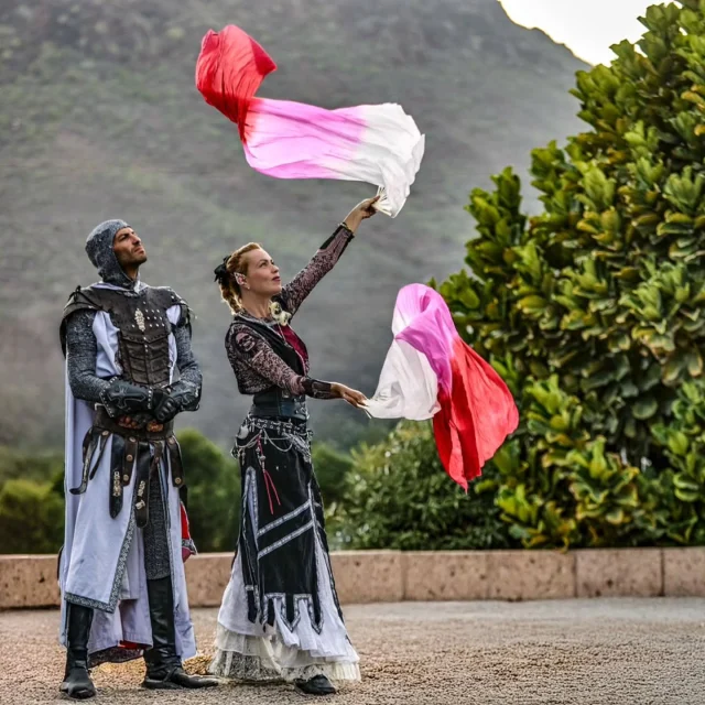 Calling the Dragons & all you #gameofthrones fans out there 🐉🐉 
Dragons are intertwined in daily life here at San Miguel Castle thanks to the magic that Ada shares with these entities. Ada understands dragon energy and has a REAL affinity with them. Here you can see her with our knight respectfully making a request to conjure these mythical creatures to the castle.

The Dragon Energy wants to challenge all your routines and instigate change in your daily life.

*don't mix up dragon and draconian races 🤣

Llamando a los Dragones y a todos los fans de #JuegoDeTronos! 🐉🐉 Los dragones están entrelazados en la vida cotidiana del Castillo de San Miguel gracias a la magia que Ada comparte con estas entidades. Ada comprende la energía de los dragones y tiene una afinidad REAL con ellos. Aquí la pueden ver con nuestro caballero, pidiendo respetuosamente que estas criaturas míticas lleguen al castillo. La Energía del Dragón quiere desafiar todas sus rutinas e impulsar un cambio en su vida diaria. *¡No confundan las razas de dragones y draconianos! 🤣

#dragongirl 
#dragonenergy
#believeinyourself
#ilovetenerife

@photoeire